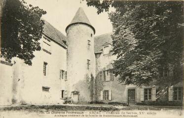 1 vue  - 728. La Charente Pittoresque - ABZAC - Château de Serres, XVe siècle, ancienne résidence de la famille de Rochechouart-Mortemart (ouvre la visionneuse)