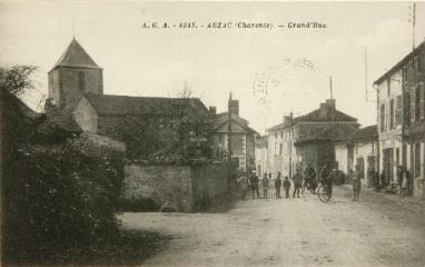 1 vue A.G.A. - 4543 - ABZAC (Charente) - Grand'Rue