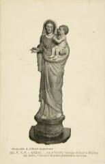 1 vue  - 851. A.G.A. - ABZAC - La Vielle Vierge d\'Azat Statue en bois, vénérée, depuis plusieurs siècles (ouvre la visionneuse)